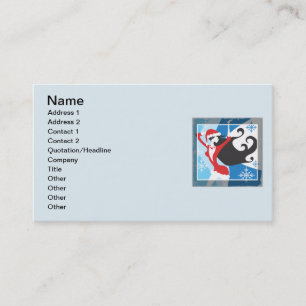 Santa's Helper - Merry Christmas Business Card