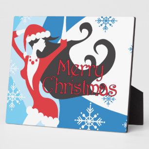 Santa's Helper - Merry Christmas Plaque