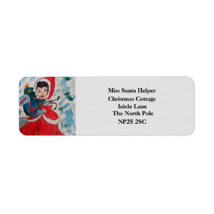 Santa's Helper Return Address Labels