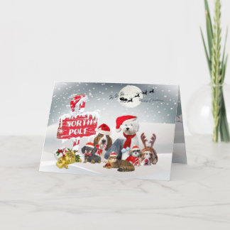 Santa's Helpers At The North Pole cards