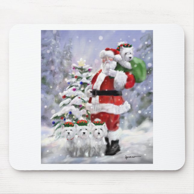 Santa's Helpers Mouse Pad (Front)