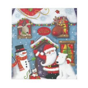 Santa's House Notepad