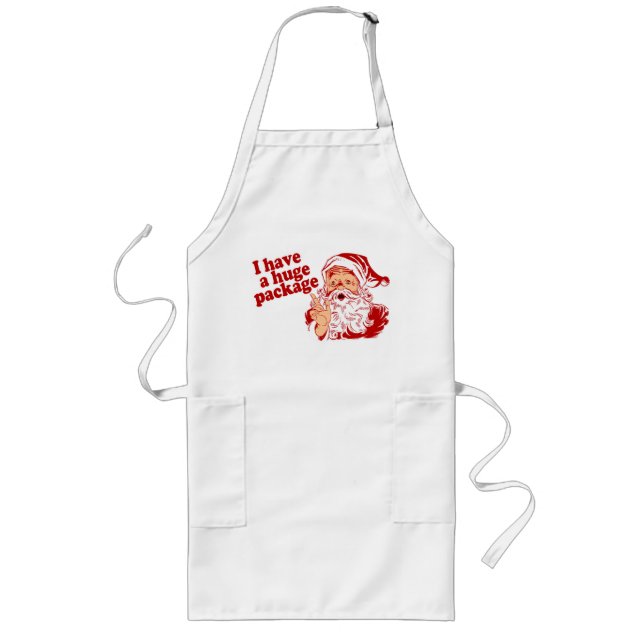 Santas Huge Package Long Apron (Front)