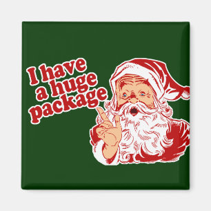 Santas Huge Package Magnet