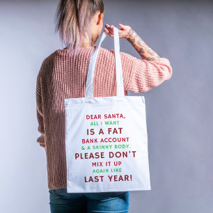 Santa's Humor Haven Tote Bag
