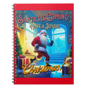 Santa's is Coming from the Chimney! Notebook