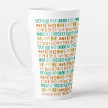 Santa's Jolly Christmas HO! HO! HO! Green and Gold