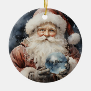 🎅 Santa's Jolly Glow Ornament 🎅