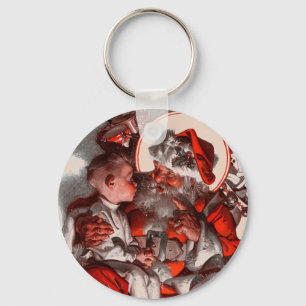 Santa's Lap Keychain