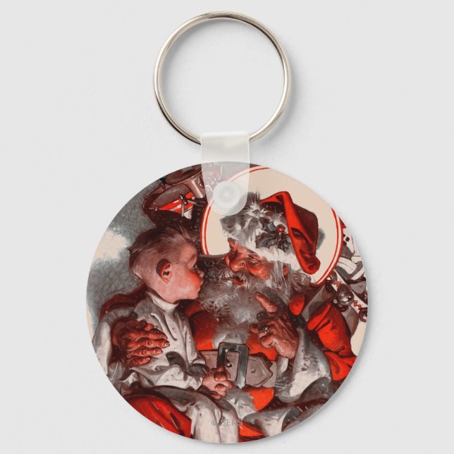 Santa's Lap Keychain (Front)