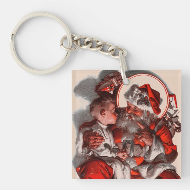 Santa's Lap Keychain (Front)