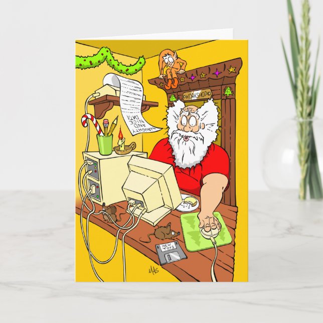 Santa's List Holiday Card (Front)