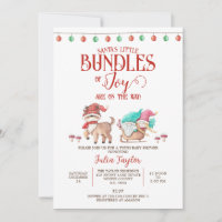 Santa's Little Bundles of Joy, Twins Baby Shower