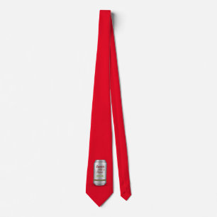 Santa's Little Helper Beer Can   Tie