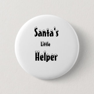 Santa's Little Helper Button / Badge