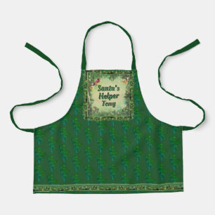 Santa's Little Helper (customizable) Apron