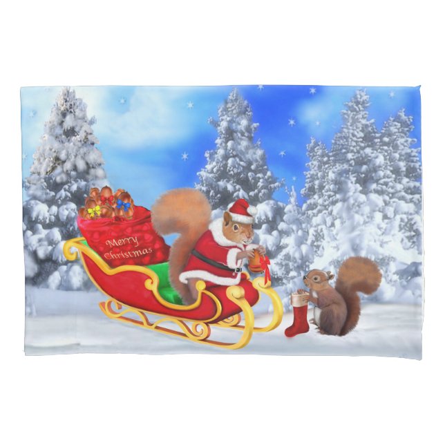 SANTA'S LITTLE HELPER PILLOWCASE (Front)