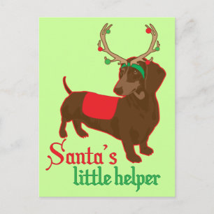 Santa's Little Helper Postcard