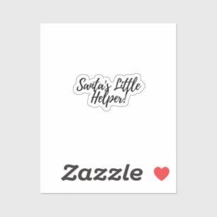 Santa's Little Helper Sticker