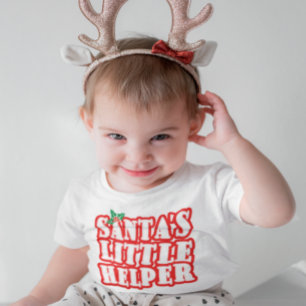 Santas Little Helper Toddler T-shirt