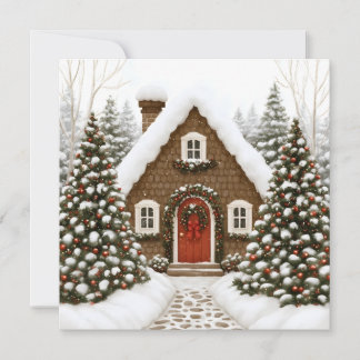 Santa's Lodge Holiday Card