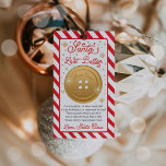 Santa's Lost Button Christmas Eve Box Filler Gift Tags<br><div class="desc">Santa's Lost Button Christmas Eve Box Filler Gift Tags</div>