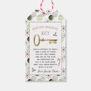 Santa's Magic Christmas Key Tag