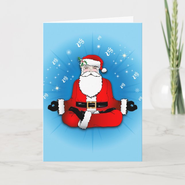 Santa's Meditation Card (Front)