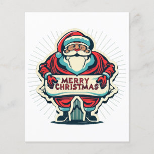 Santa's Merry Message Spreading Christmas Joy