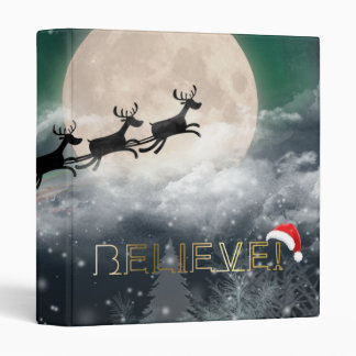 Santa's Midnight Ride Christmas Binder