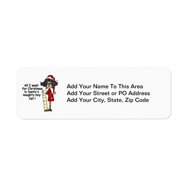 Santa's Naughty Boy List (Front)