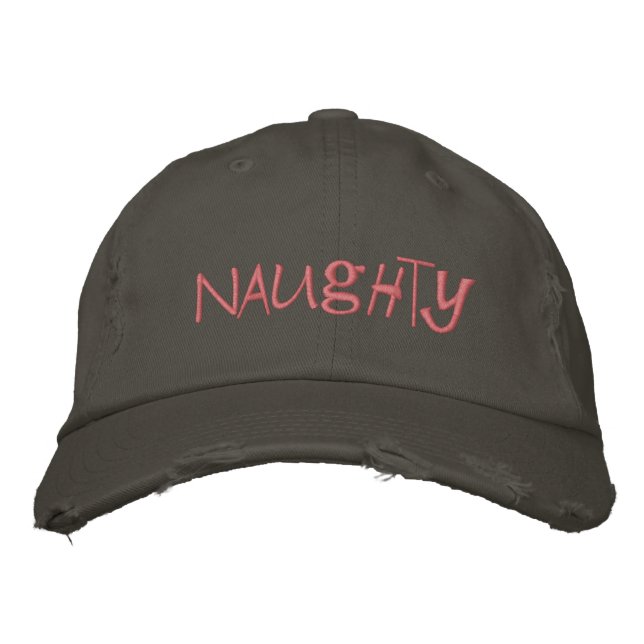 Santa's Naughty List Hat (Front)