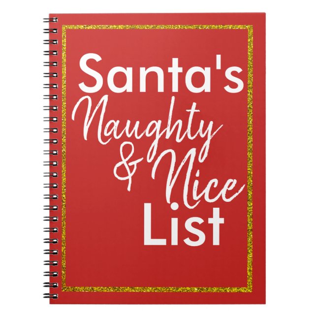 Santa's Naughty & Nice Journal (Front)