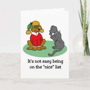 Santa's Nice List Holiday Card