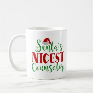 Santa's Nicest Counselor  Coffee Mug