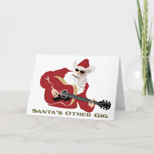 Santa's Other Gig Holiday Card