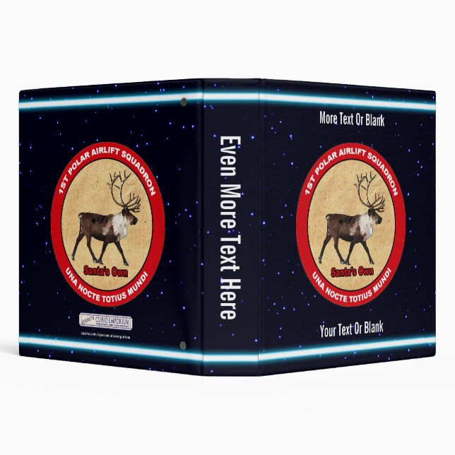 Santa's Own - 1st Polar Airlift Squadron Binder (Background)