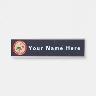 Santa's Own - 1st Polar Airlift Squadron Door Sign