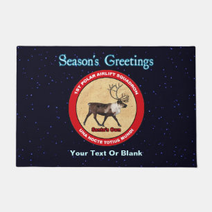 Santa's Own - 1st Polar Airlift Squadron Doormat