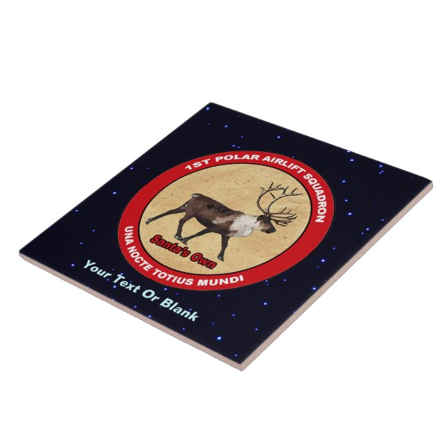 Santa's Own - 1st Polar Airlift Squadron Tile (Side)