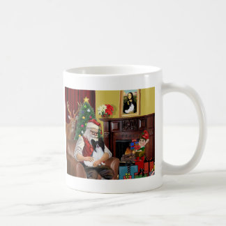 Santa's Papillon Coffee Mug