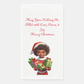 Santa's Pretty Little Helper Napkin