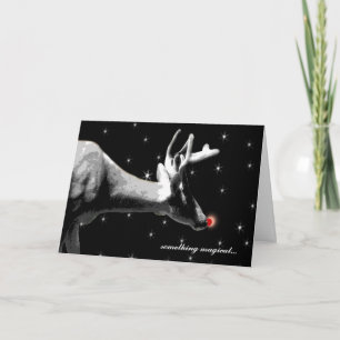 Santa's Reindeer/ Christmas Holiday Card