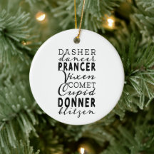 Santa's Reindeer Festive Winter Round