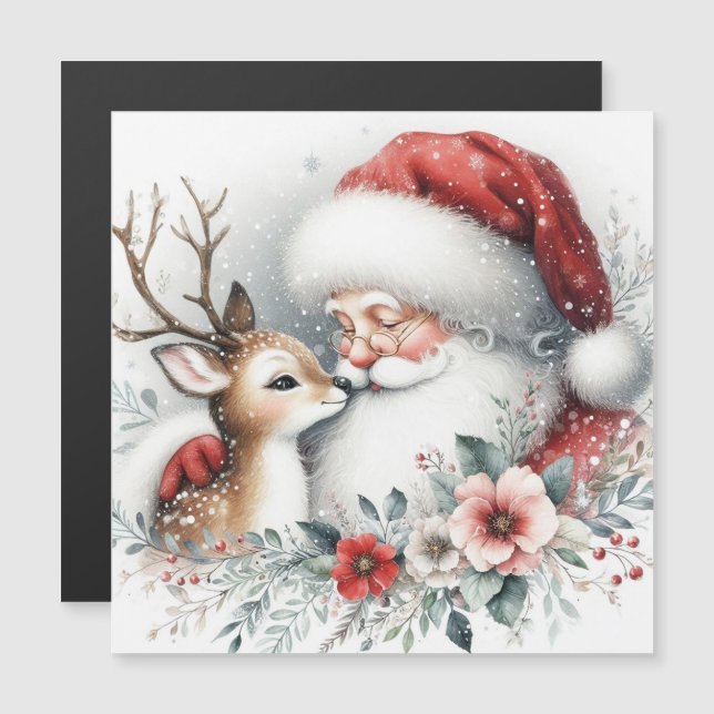 Santa's Reindeer Kiss (Front/Back)
