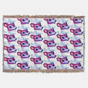 SANTAS REINDEER throw Blanket