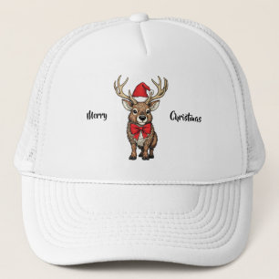 Santa's Reindeer Trucker Hat