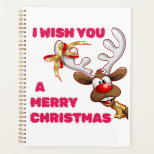 SANTA'S REINDEER WISHES YOU A MERRY CHRISTMAS PLANNER