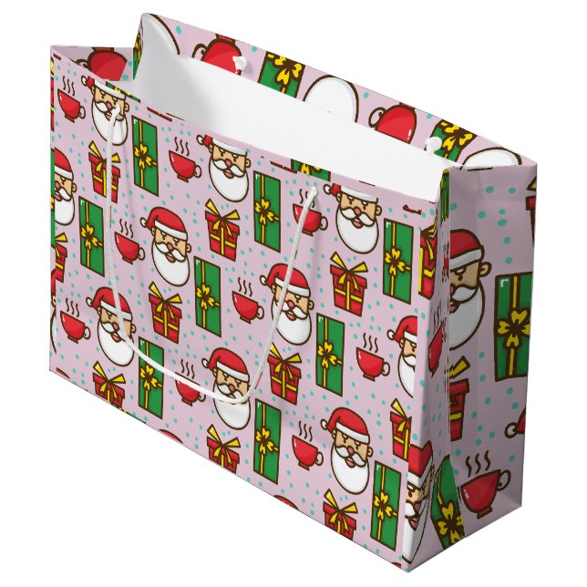 Santa's Sack Large Gift Bag (Front Angled)