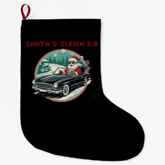 Santa's Sleigh 2.0 Christmas Stocking